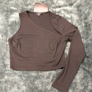 NWT Privy Black Crop Top
